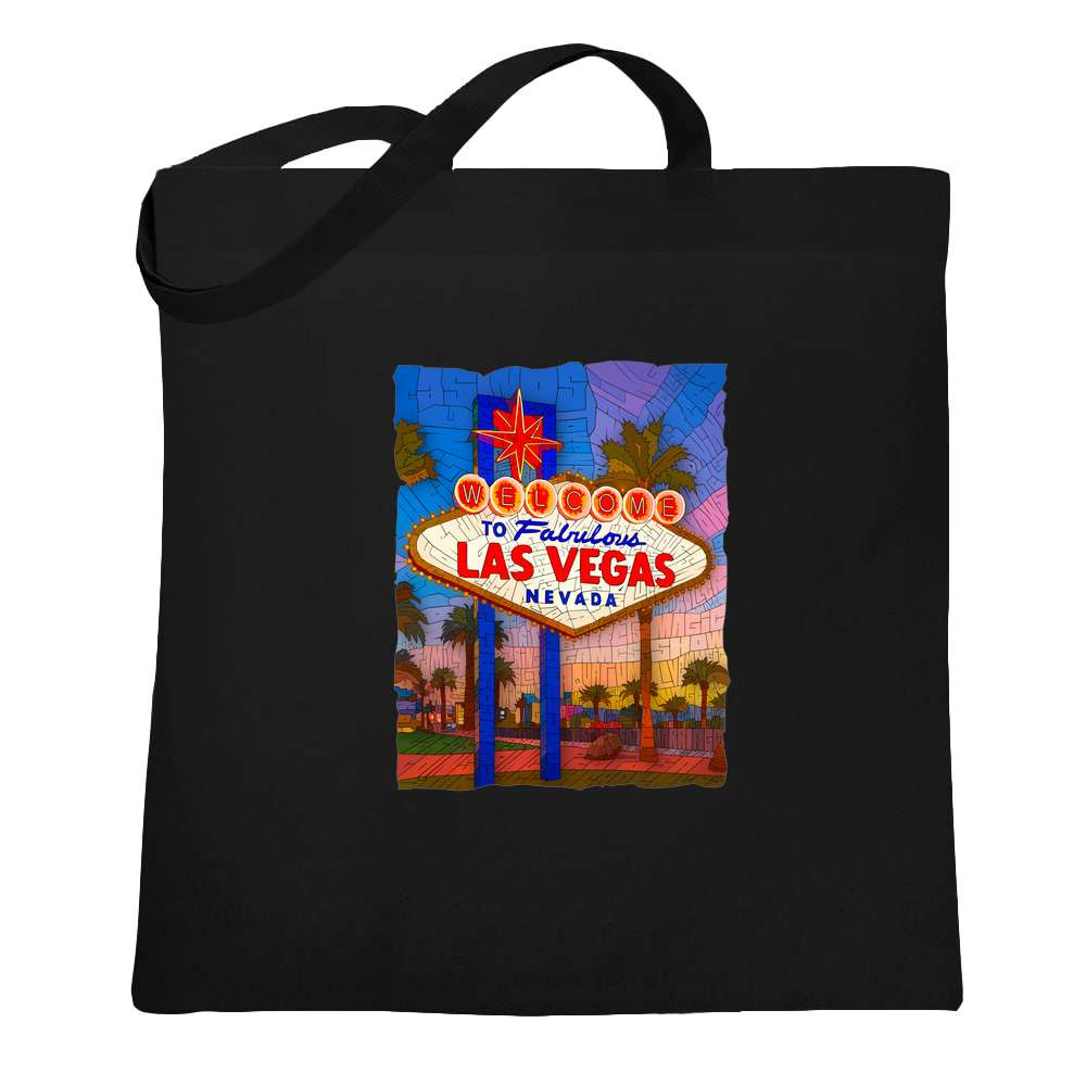 Curtis Epperson Las Vegas Welcome Sign Word Art Tote Bag