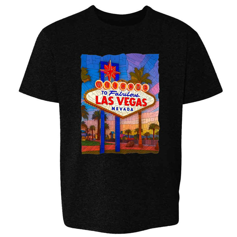 Curtis Epperson Las Vegas Welcome Sign Word Art Kids & Youth Tee