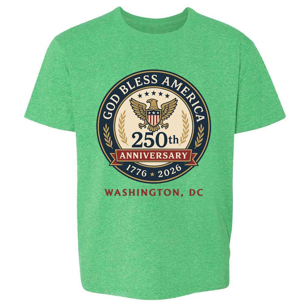 God Bless America 250th Anniversary Washington DC Kids & Youth Tee