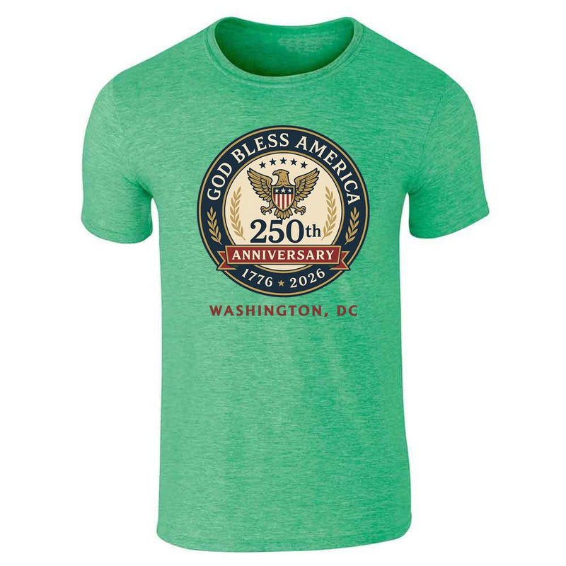 God Bless America 250th Anniversary Washington DC Unisex Tee