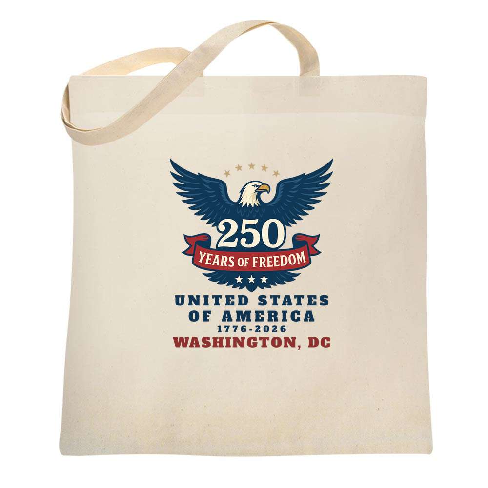 Freedom Eagle USA 250th Anniversary Washington DC Tote Bag
