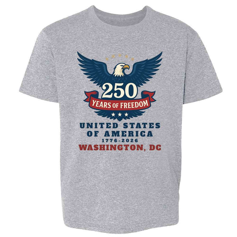Freedom Eagle USA 250th Anniversary Washington DC Kids & Youth Tee