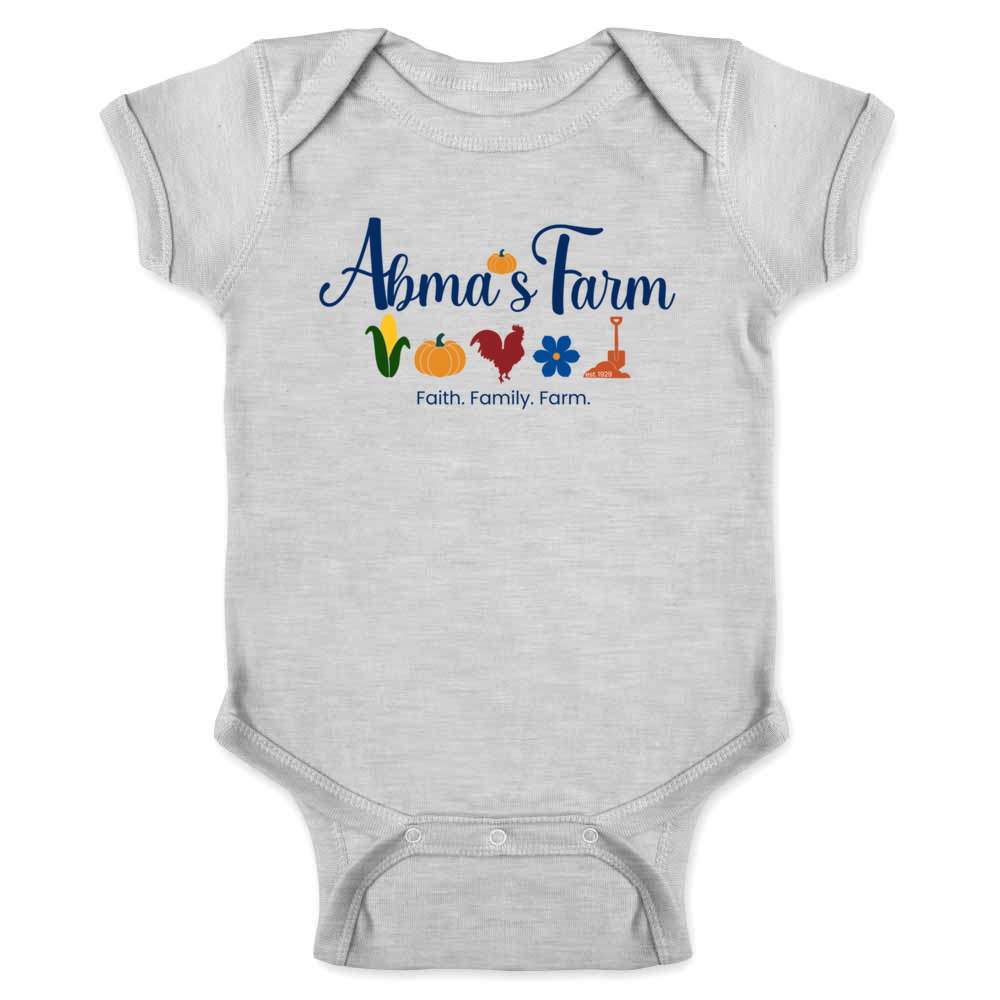 CUSTOM Abmas Farm  Baby Bodysuit