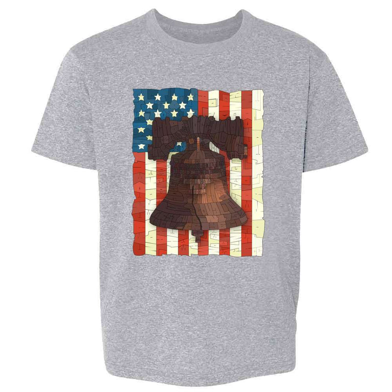 Curtis Epperson Liberty Bell Word Art Kids & Youth Tee