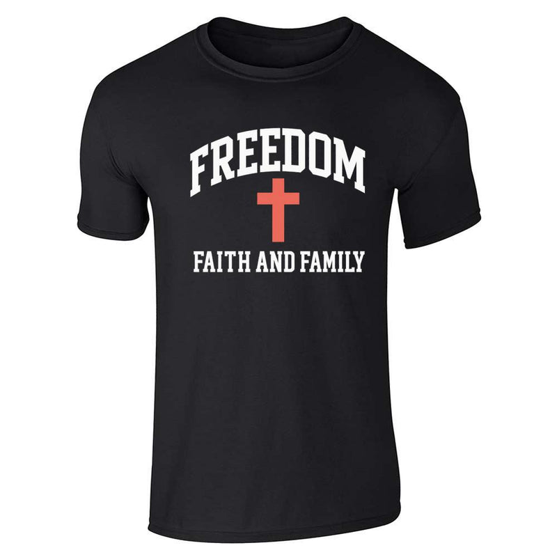 Freedom Faith Family American Pride Patriotic Unisex Tee