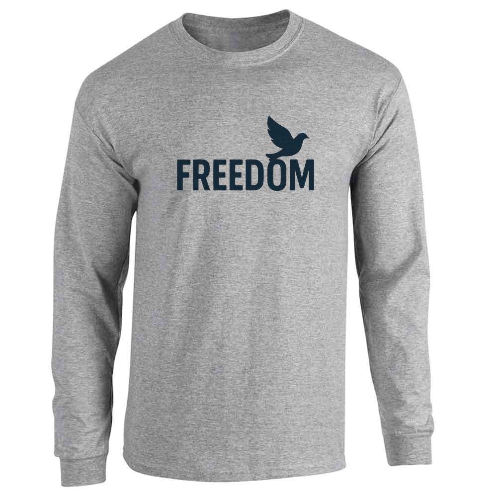 Freedom Dove American Pride Patriotic Long Sleeve