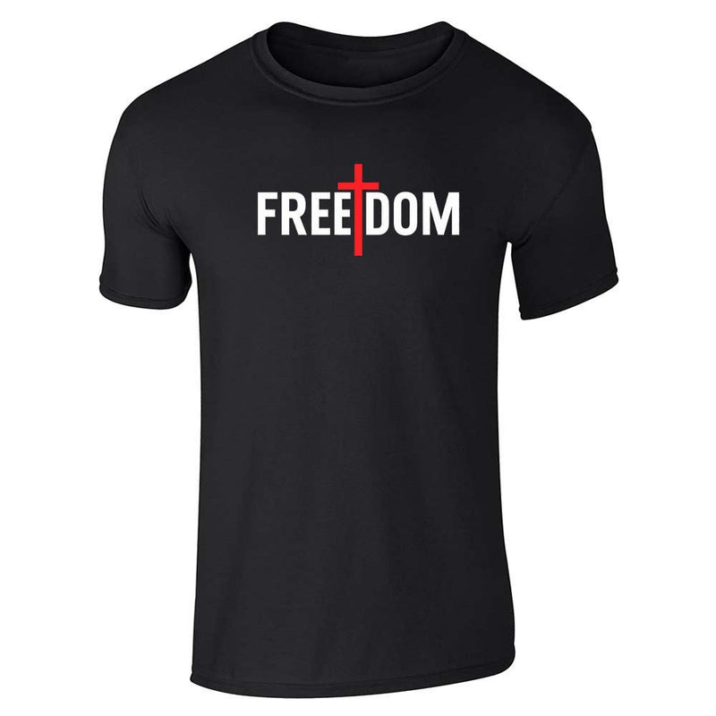 Freedom Cross Faith American Pride Patriotic Unisex Tee