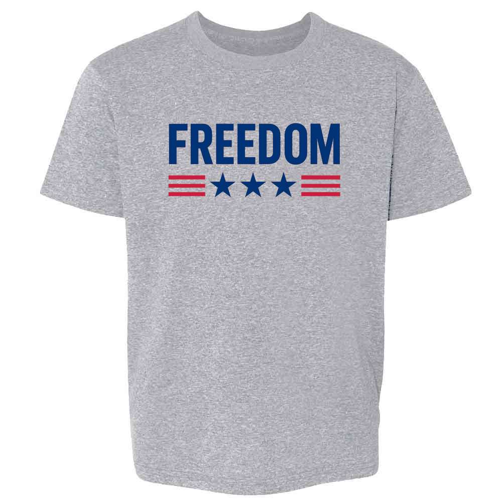 Freedom 3 Stars Military American Pride Patriotic Kids & Youth Tee
