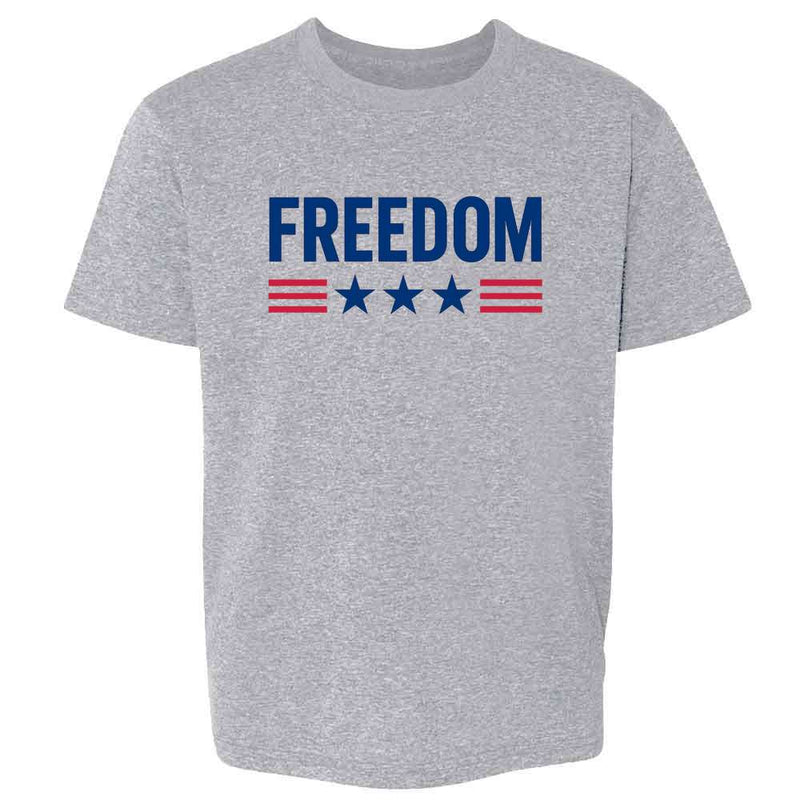 Freedom 3 Stars Military American Pride Patriotic Kids & Youth Tee