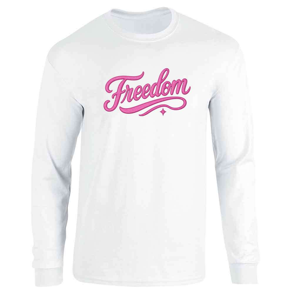 Freedom Stylized American Pride Patriotic Long Sleeve