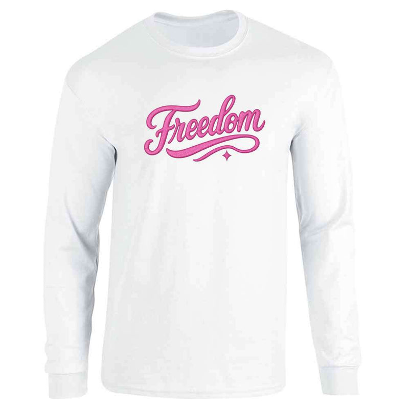 Freedom Stylized American Pride Patriotic Long Sleeve