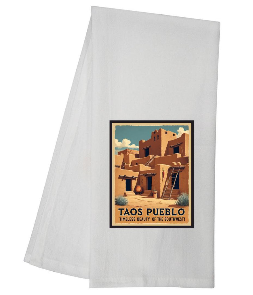 New Mexico Taos Pueblo Timeless Beauty  Tea Towel GGTT1834