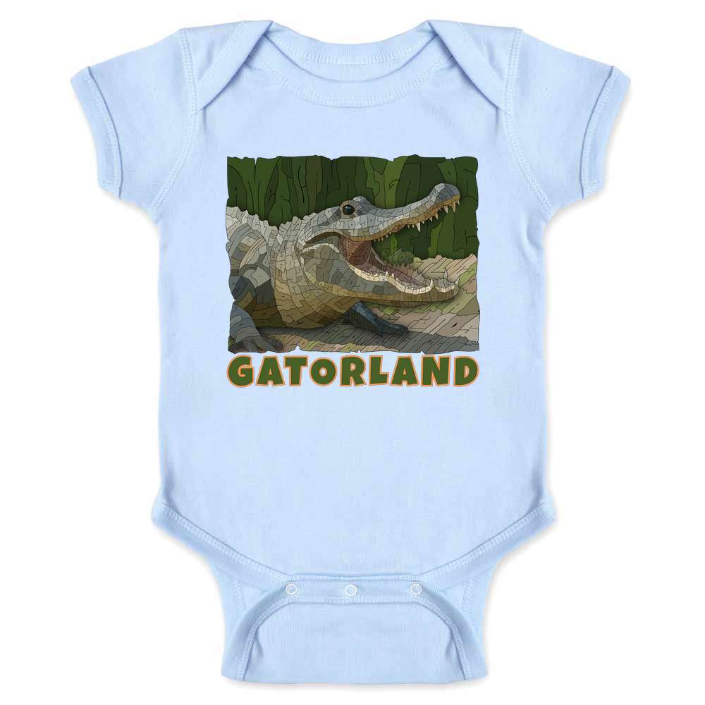 CUSTOM Alligator GATLORLAND Curtis Epperson  Baby Bodysuit