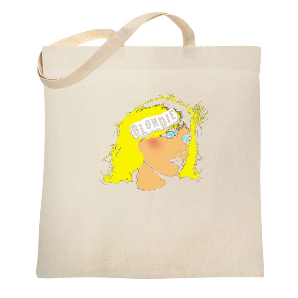 Blondie Pop Art Portrait Music Retro Rock Art 80s  Tote Bag