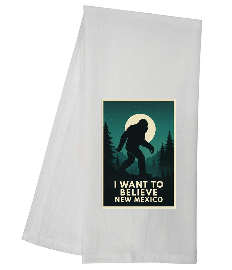 NM Want To Believe Bigfoot Tea Towel GGTT2000
