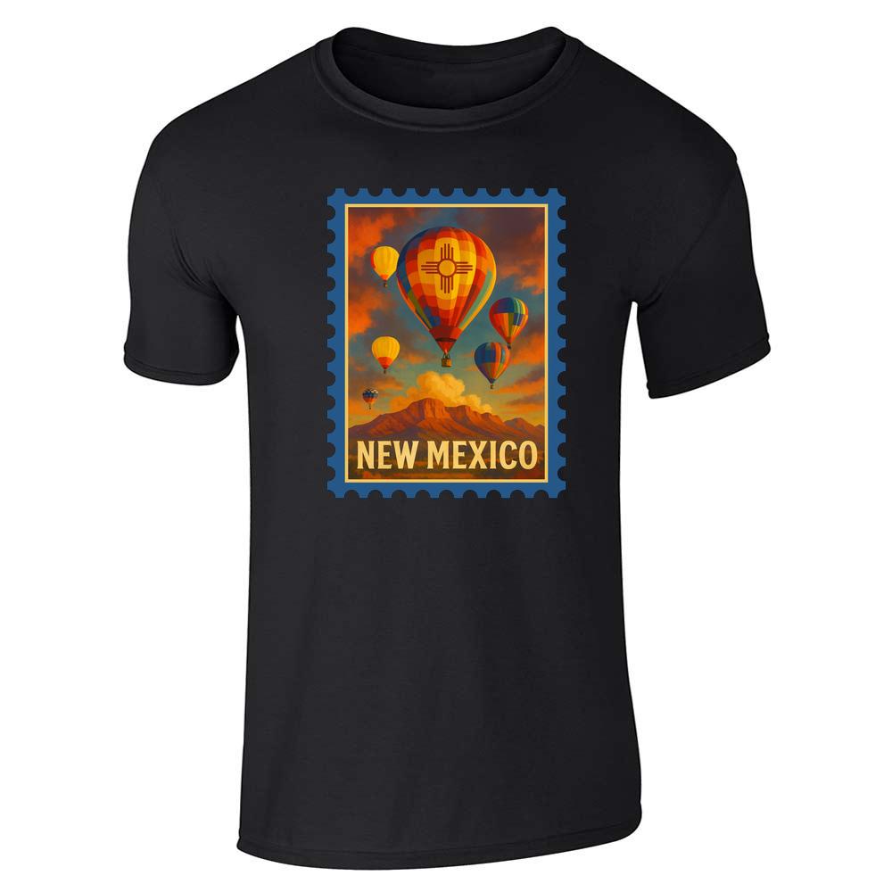 New Mexico Zia Balloon Festival Mountains Unisex Tee