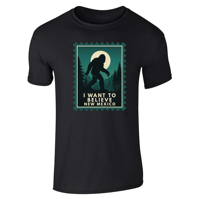 New Mexico I Want To Believe Bigfoot Sasquatch Unisex Tee