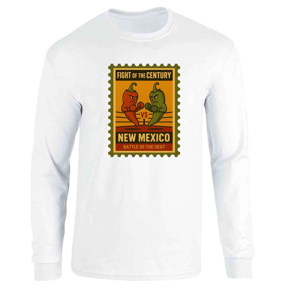 New Mexico Fight Of Century Red Vs Green Peppers Long Sleeve
