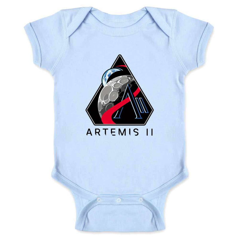 NASA Artemis II Program Mission Patch  Baby Bodysuit