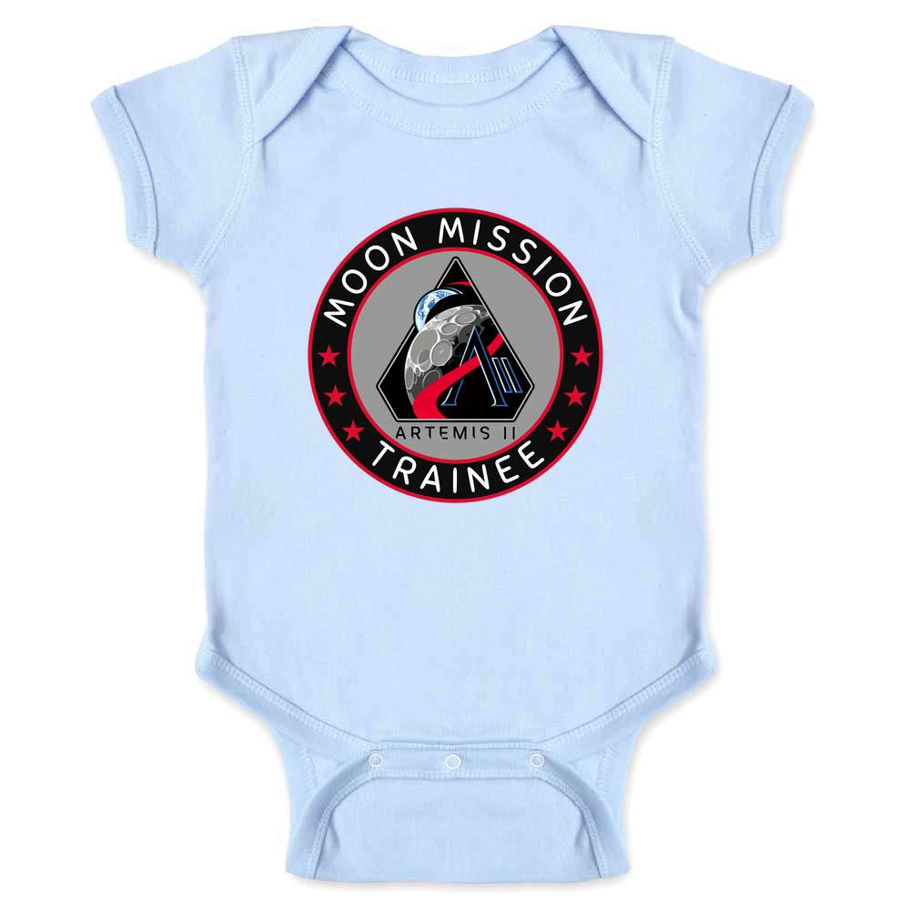 NASA Artemis II Program Moon Mission Trainee Baby Bodysuit