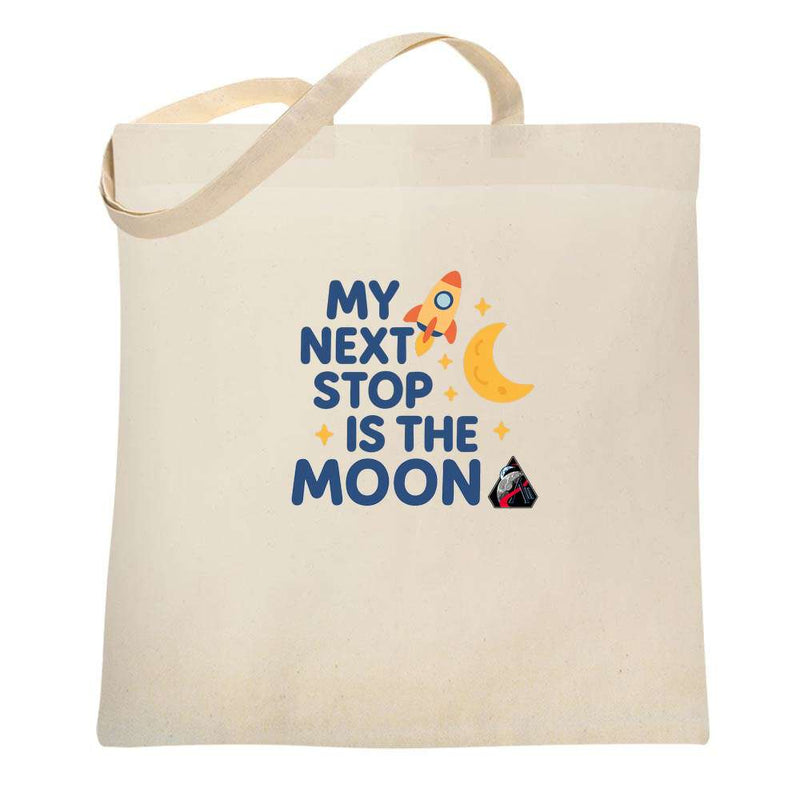 NASA Artemis II Program My Next Stop Is The Moon Tote Bag