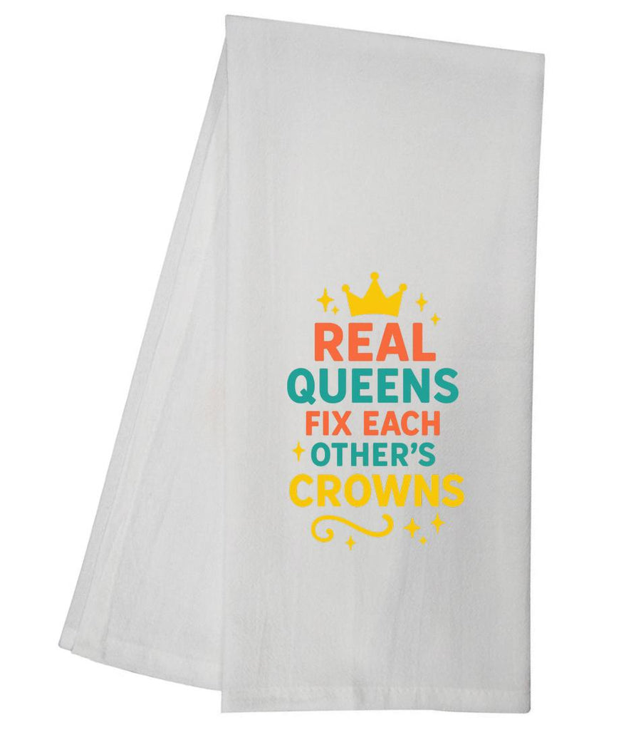 Real Queens Fix Tea Towel GGTT1683