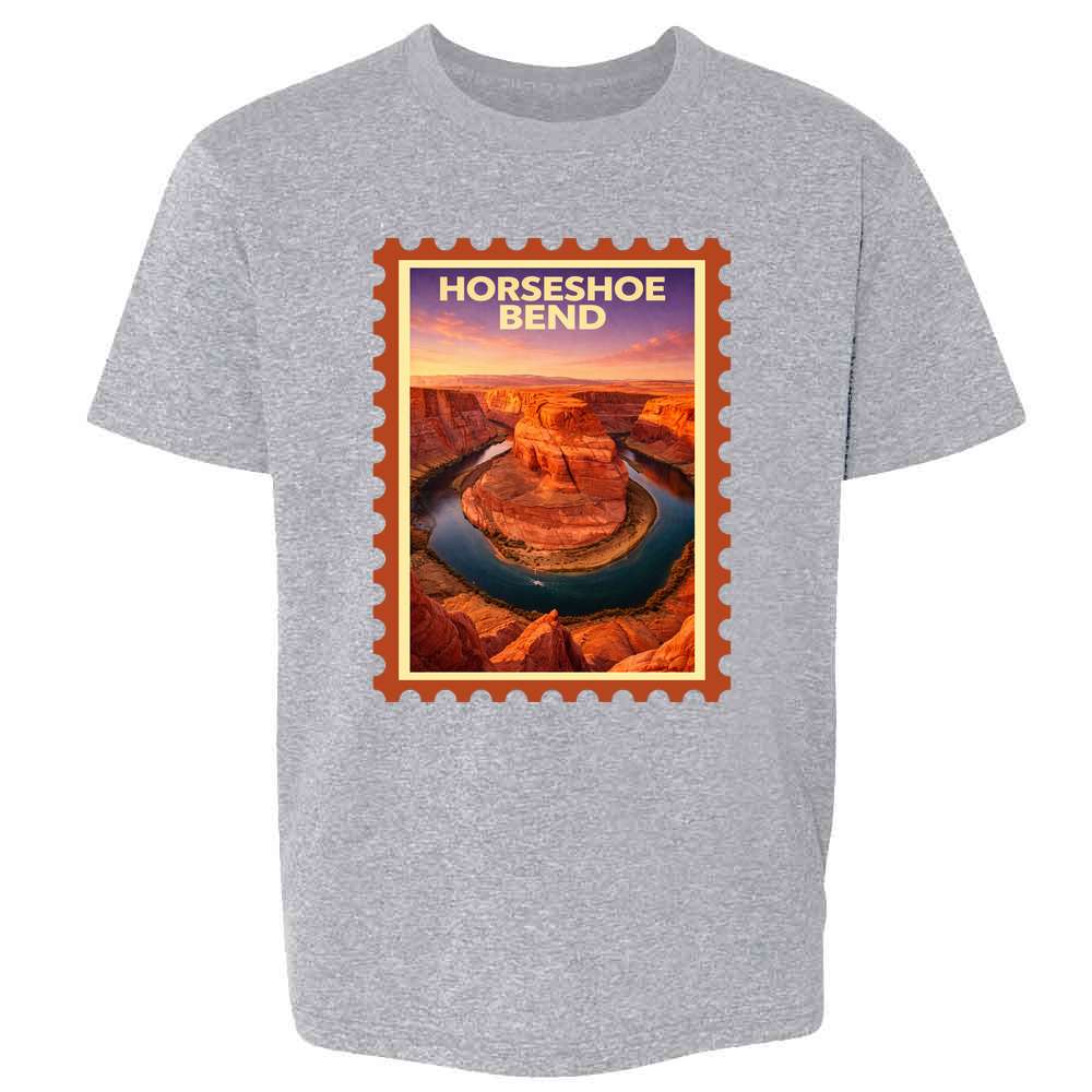Arizona Horseshoe Bend Colorado River Retro Travel Kids & Youth Tee