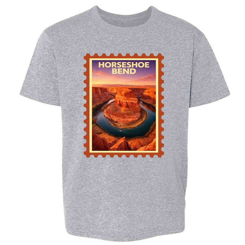 Arizona Horseshoe Bend Colorado River Retro Travel Kids & Youth Tee