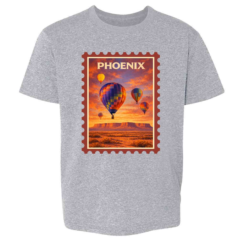 Arizona Phoenix Hot Air Balloon Retro Travel  Kids & Youth Tee