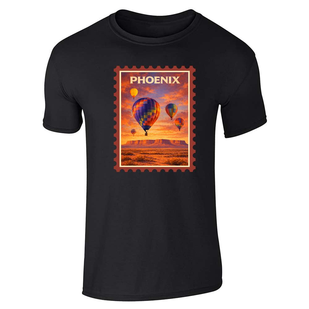 Arizona Phoenix Hot Air Balloon Retro Travel  Unisex Tee