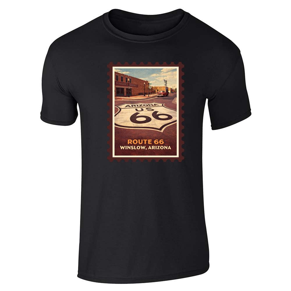 Arizona Winslow Corner Of Route 66 Retro Travel Unisex Tee