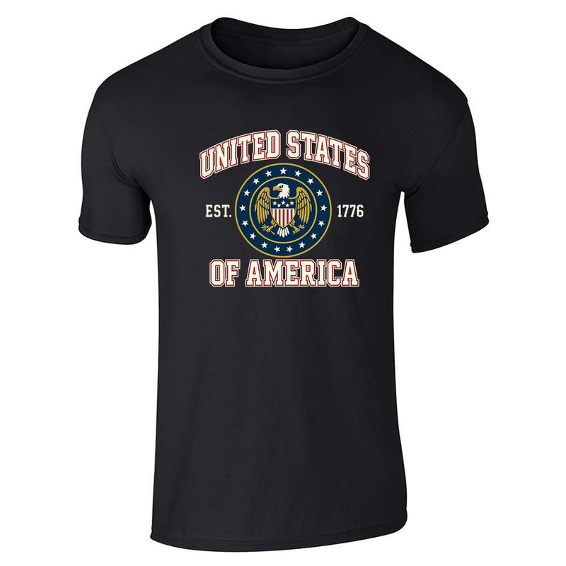 USA United States of America Patriotic Collegiate Unisex Tee