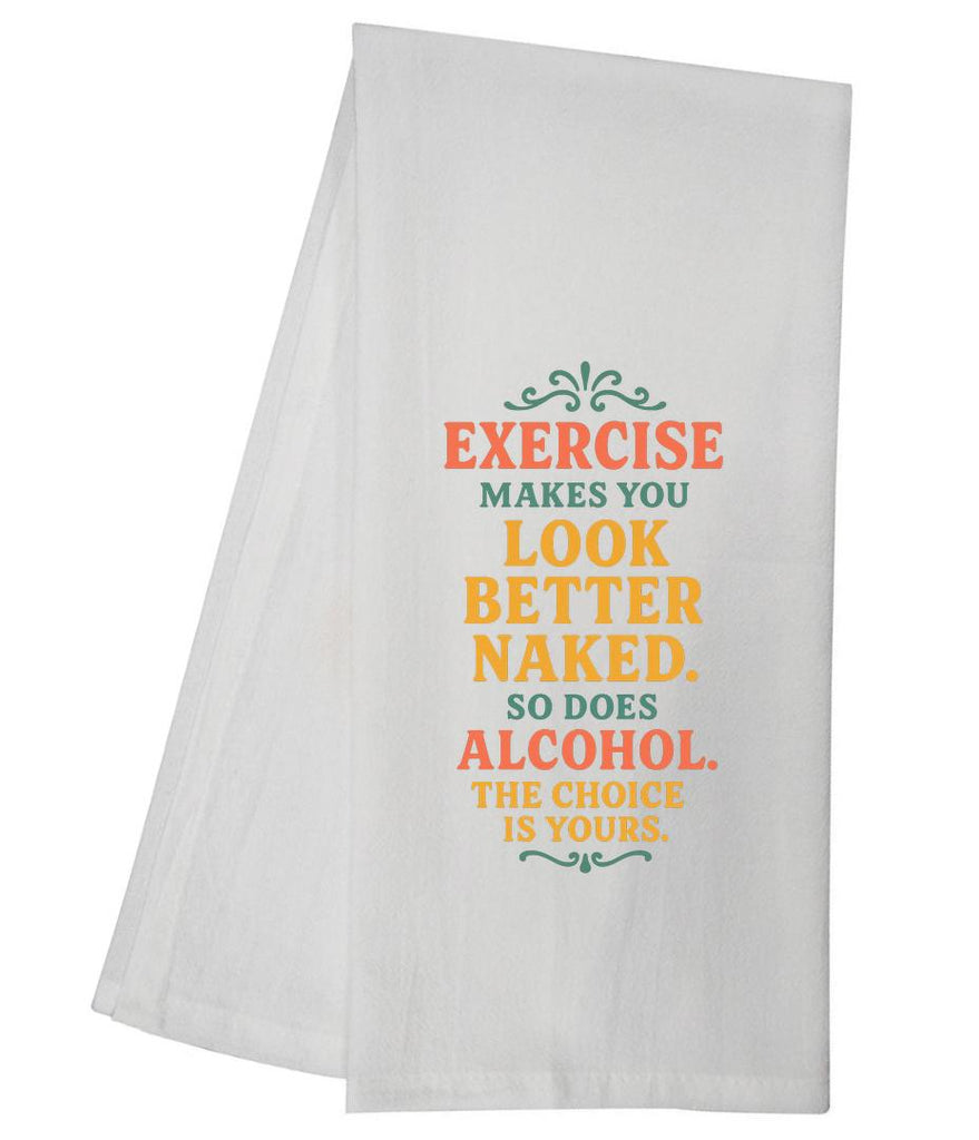 Exercise Makes Tea Towel GGTT1938