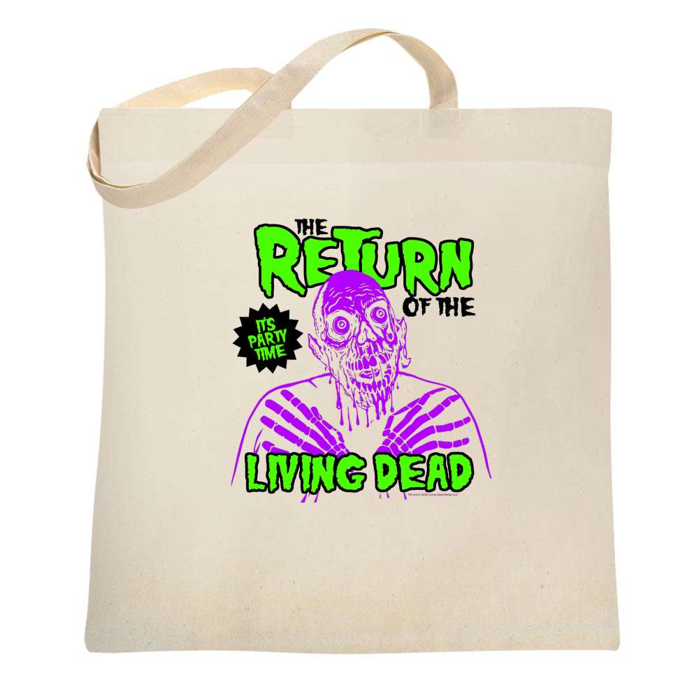 Return of the Living Dead Tarman Party Time Tote Bag