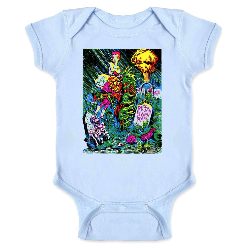 Return of the Living Dead Retro Comic Style Baby Bodysuit