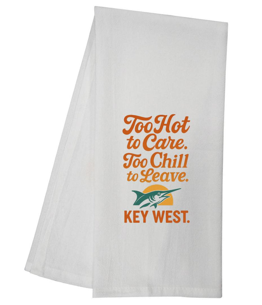 Key West Too Hot To Care Tea Towel GGTT2008