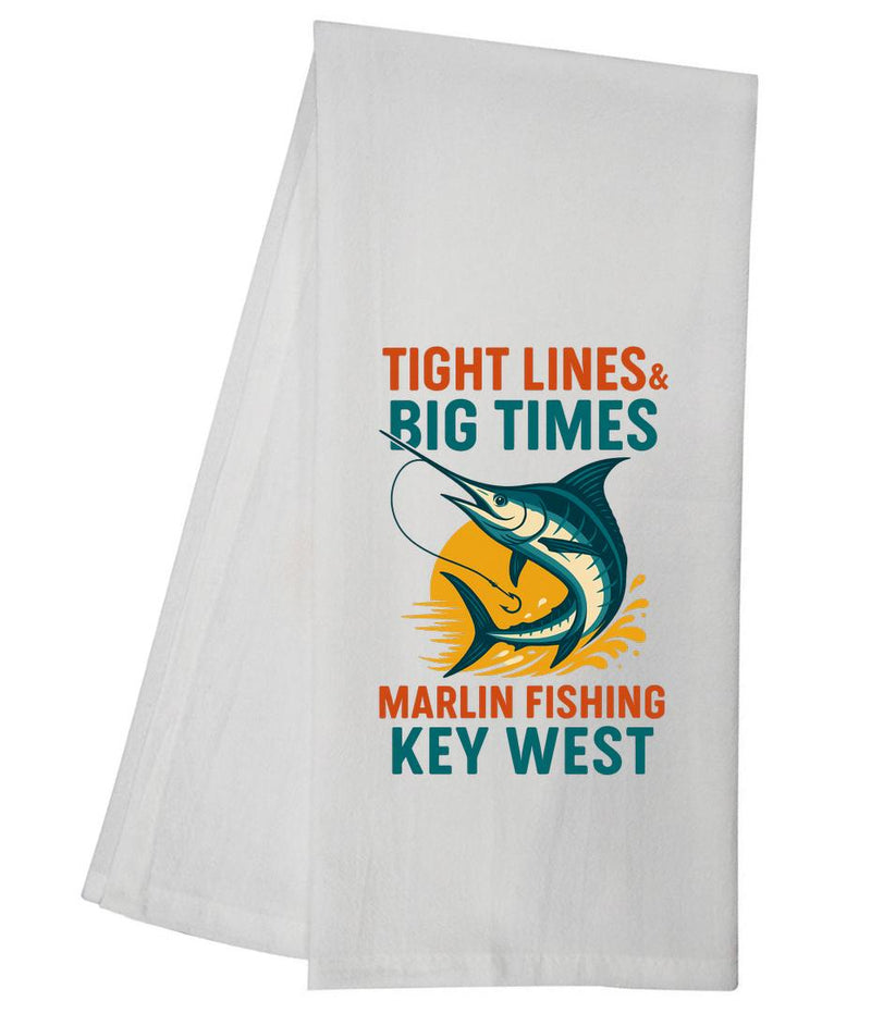 Key West Tight Lines Tea Towel GGTT2015