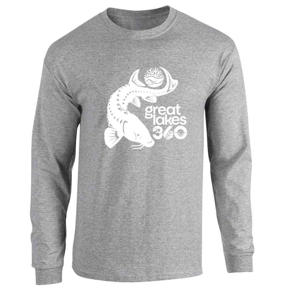 CUSTOM Aquarium Of Niagara STURGEON WHITE Long Sleeve