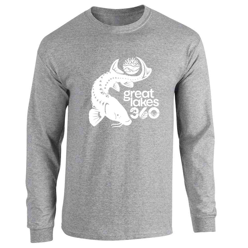 CUSTOM Aquarium Of Niagara STURGEON WHITE Long Sleeve