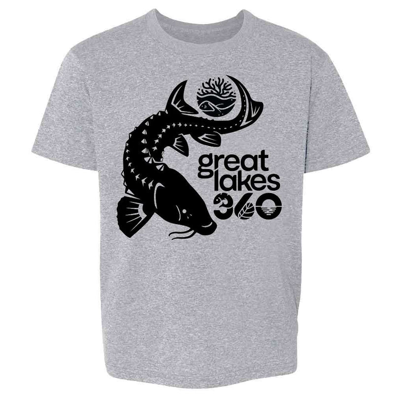 CUSTOM Aquarium Of Niagara STURGEON BLACK Kids & Youth Tee