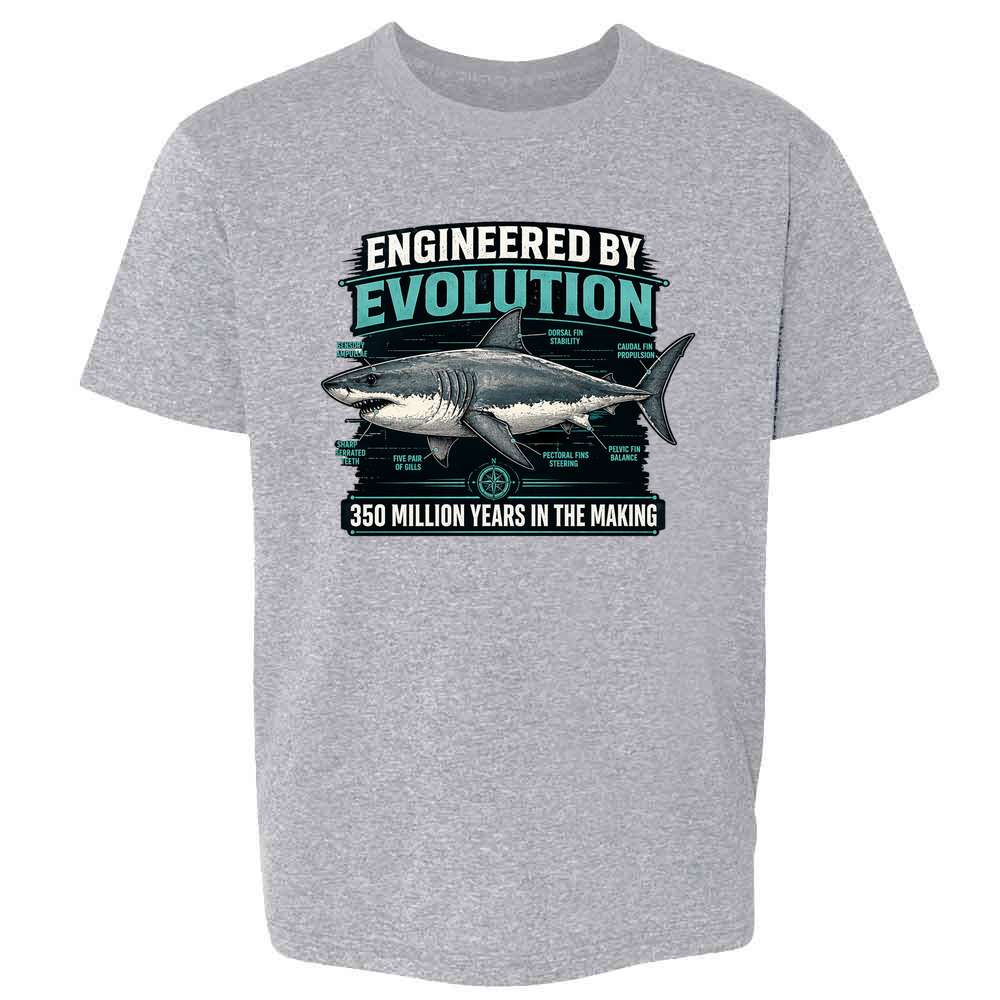 Sharks Engineered By Evolution Diagram Kids & Youth Tee