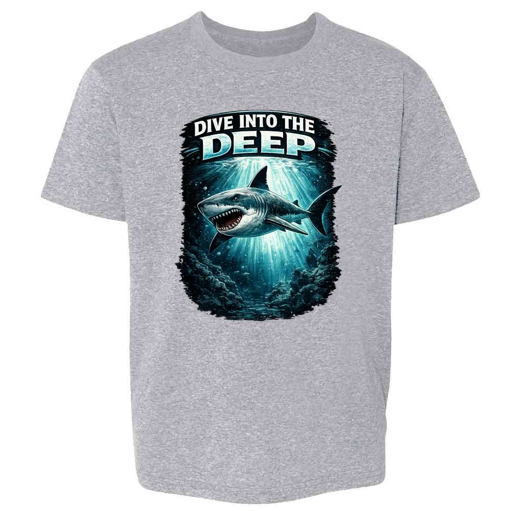 Sharks Dive Into The Deep Kids & Youth Tee