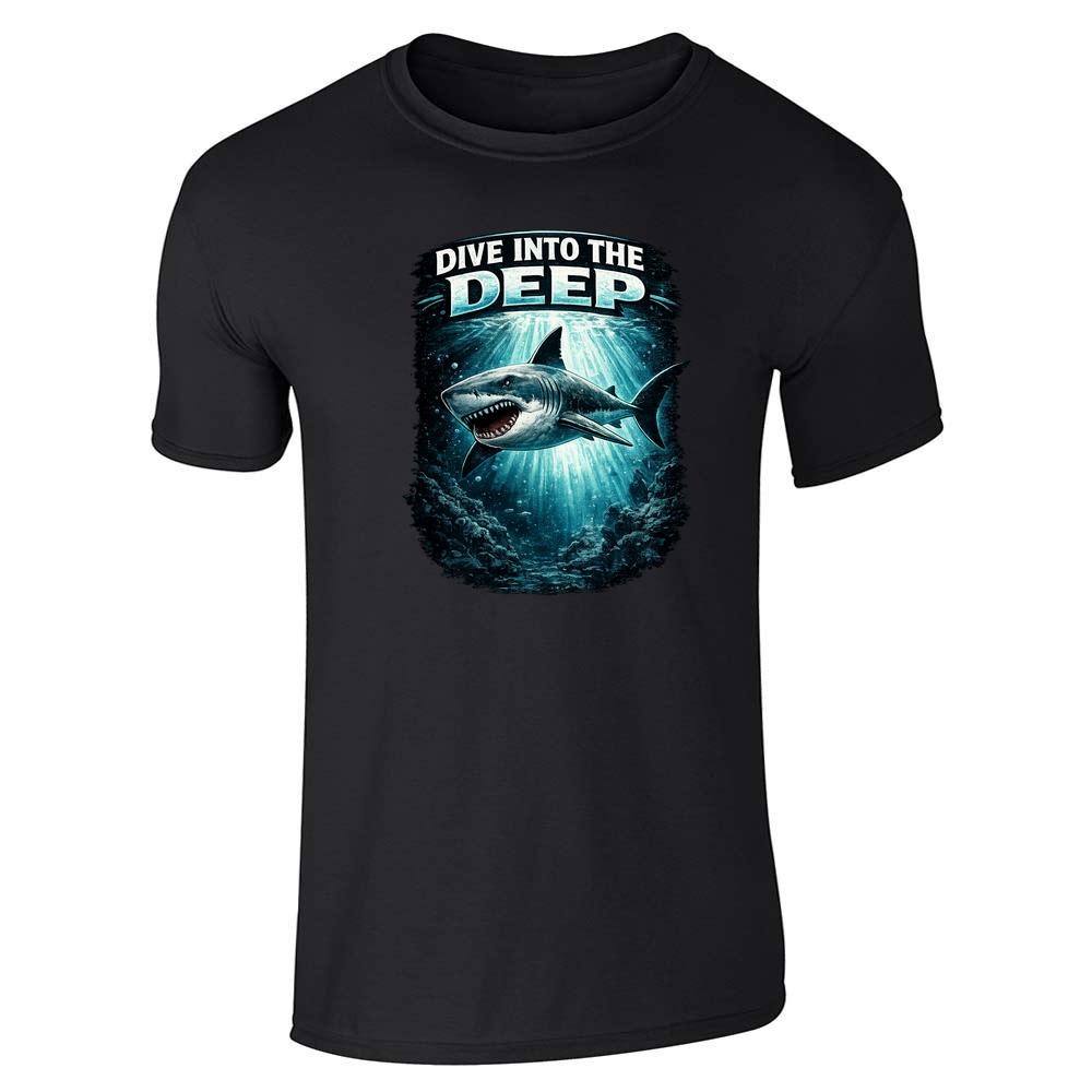 Sharks Dive Into The Deep Unisex Tee
