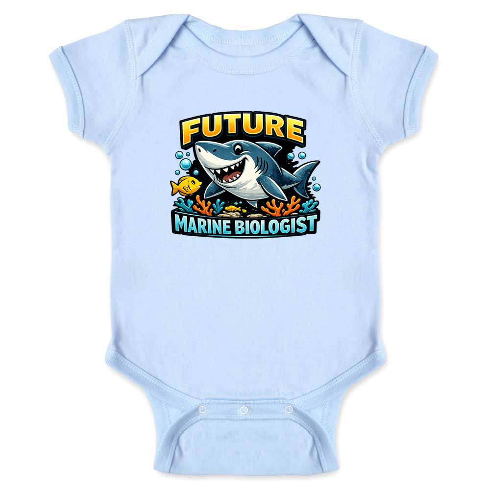 Sharks Future Marine Biologist Baby Bodysuit