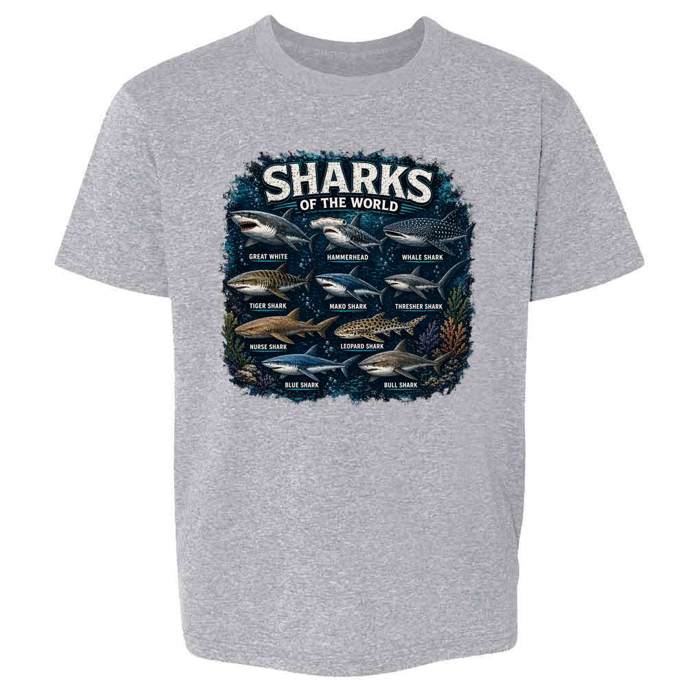 Sharks Of The World Kids & Youth Tee