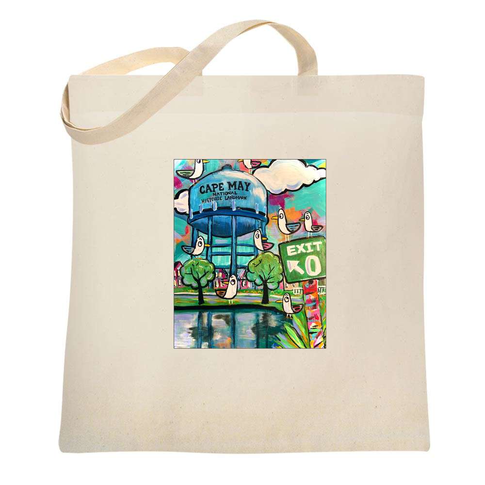 CUSTOM Jamie Jarka Cape May Water Tower Tote Bag
