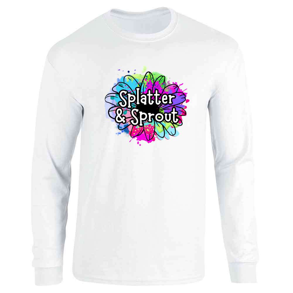 CUSTOM Splatter And Sprout Long Sleeve