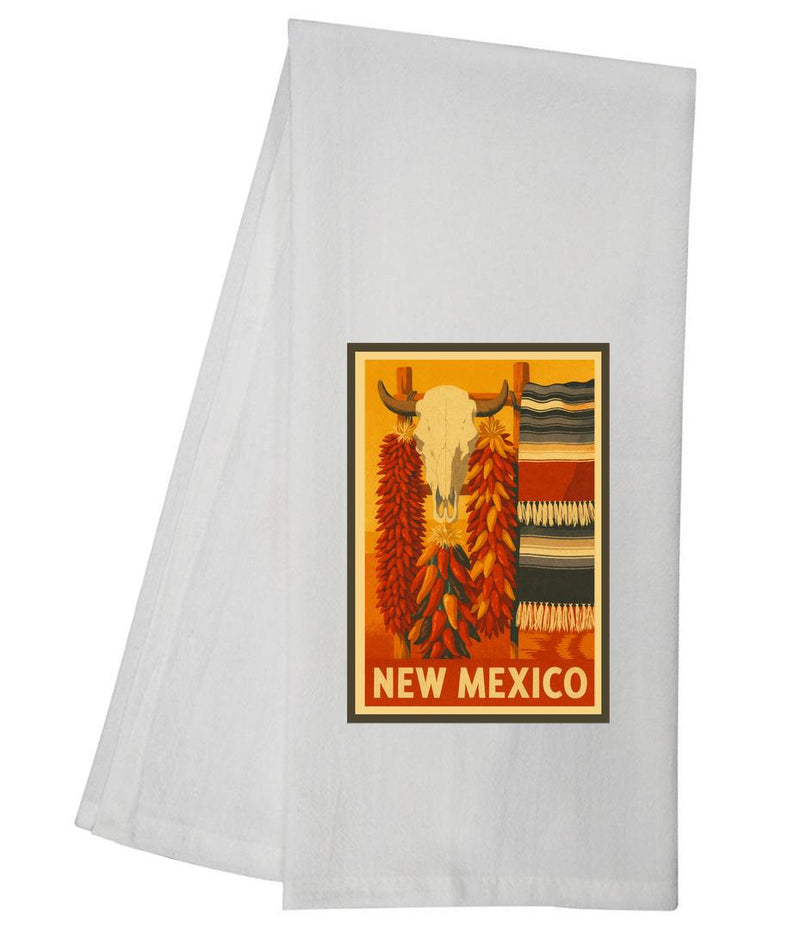 NM Ristras Skull Tea Towel GGTT2031