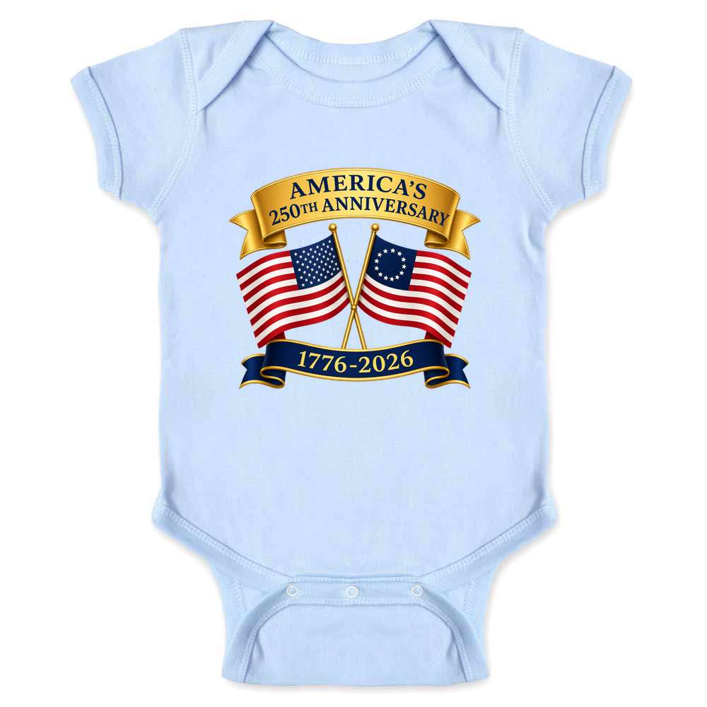 Americas 250th Anniversary Baby Bodysuit