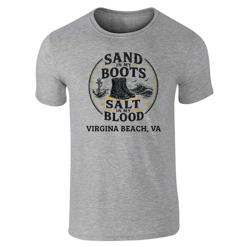 NEXCOM Sand In My Boots Virginia Beach Unisex Tee